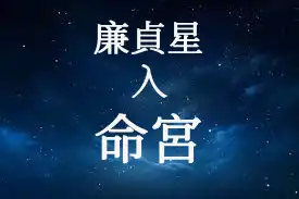 廉貞星在命宮