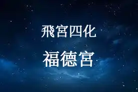 福德宮飛宮四化入12宮詳解